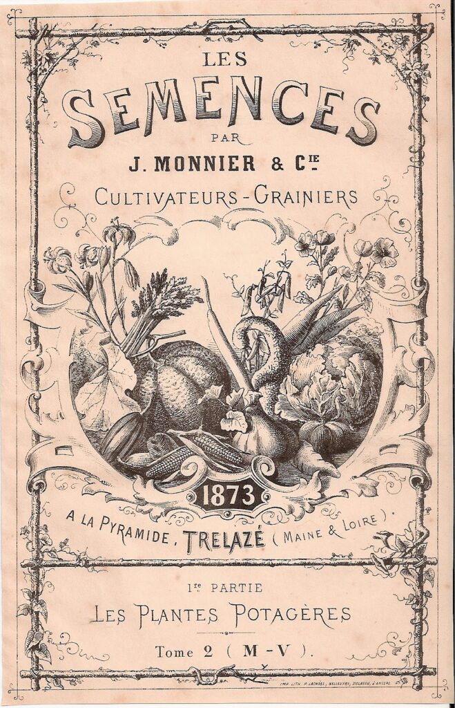 Jésus-Les semences parv J.Monnier & cie-1873-trelazé -F-