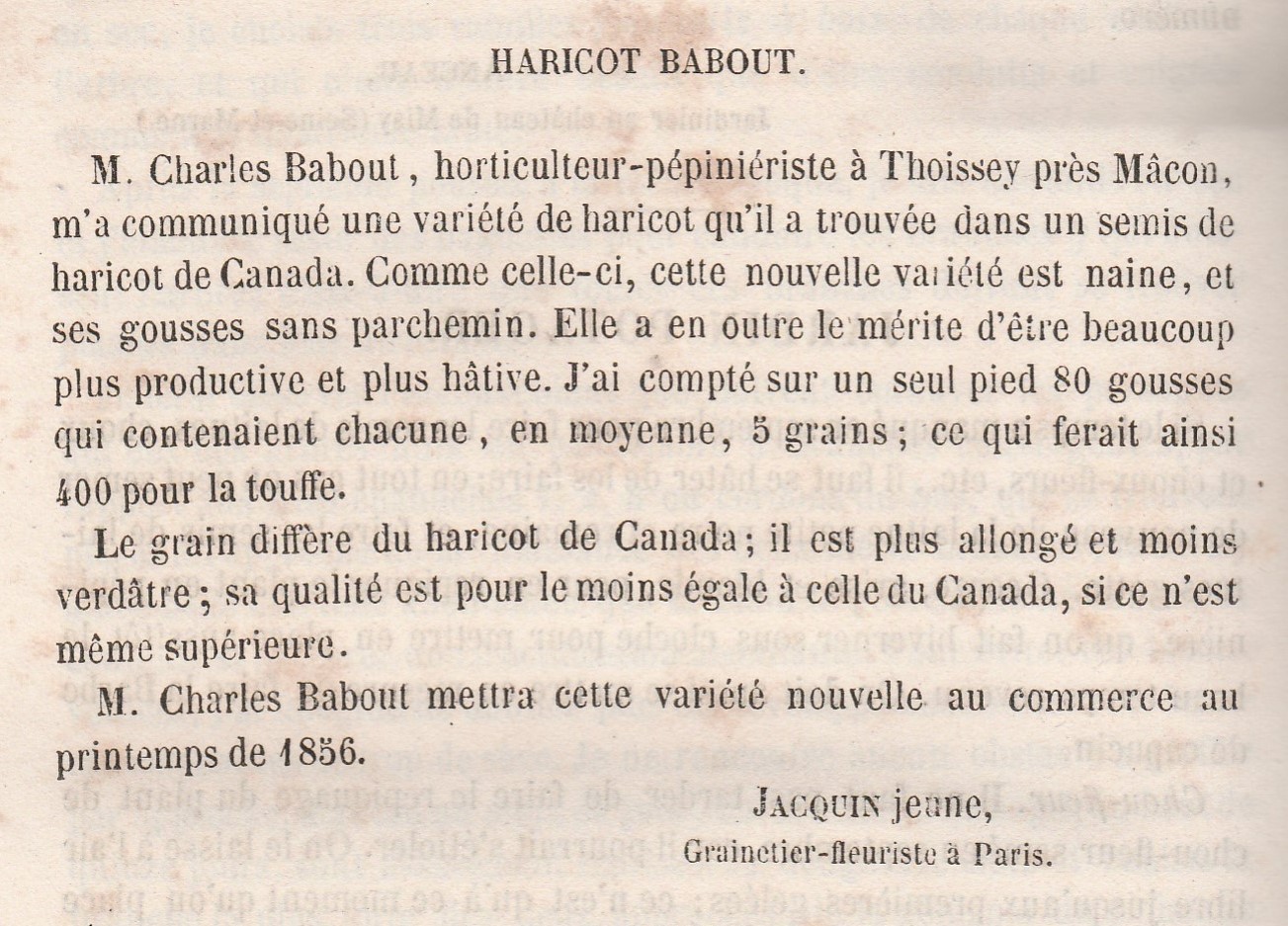Babout, HF-1854-