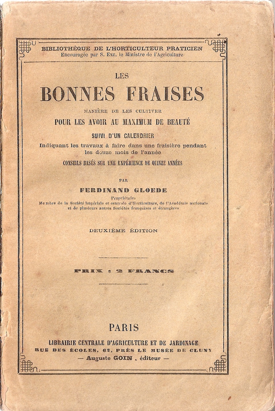 Barratt-Gloede, Ferdinand-Les Bonnes fraises-1870-Paris-