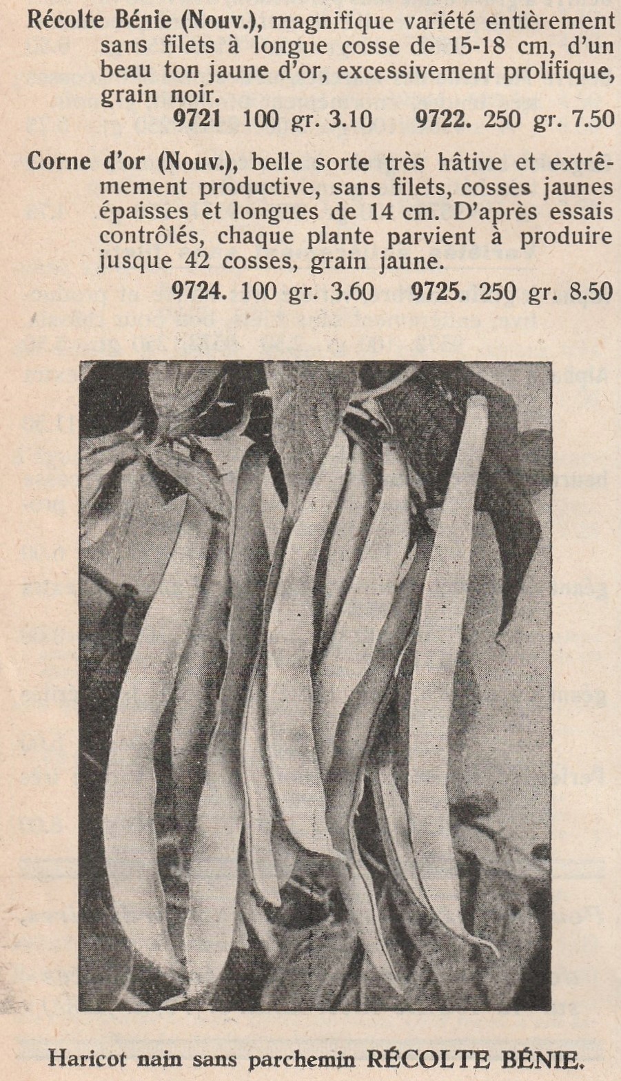 Récolte Bénie-1939-