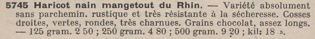 Mangetout du Rhin-1928-