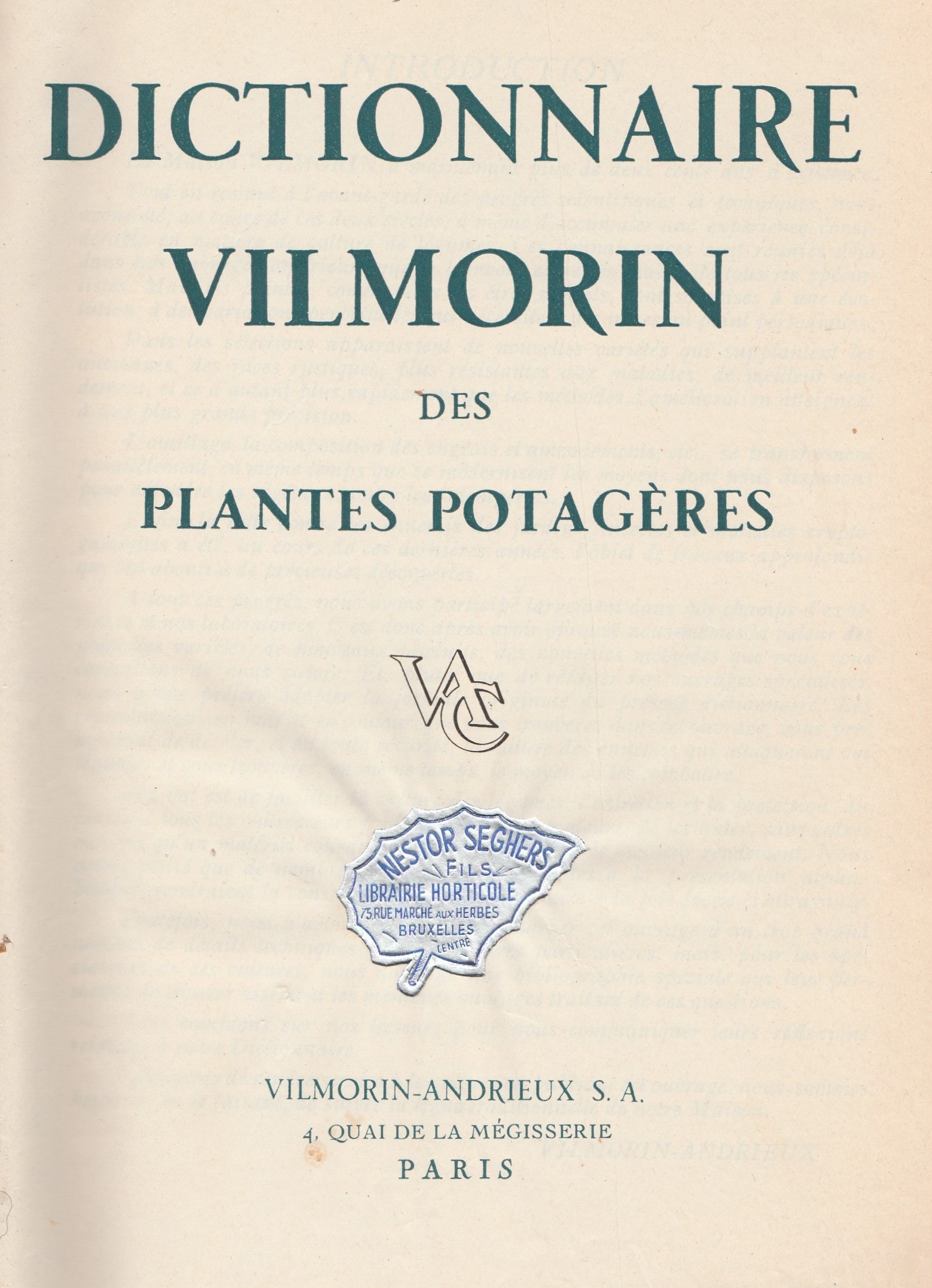 Vilmorin 1946